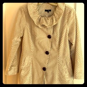 Ryu Ruffle Collar Coat